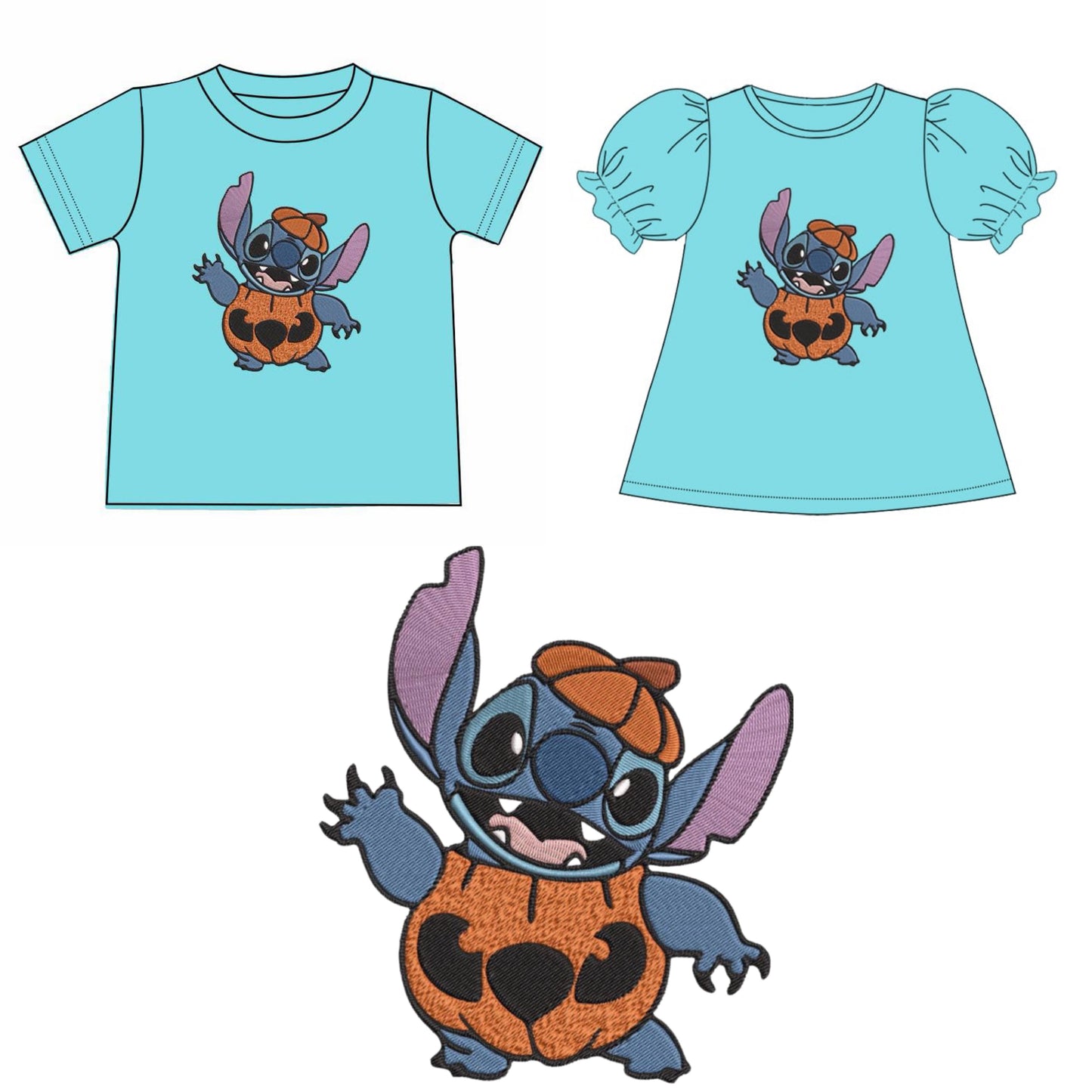 Stitch Halloween Appliqué Shirts - ETA mid August