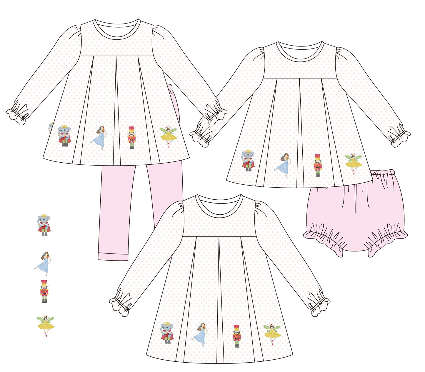 Nutcracker Embroidered Collection - ETA early October