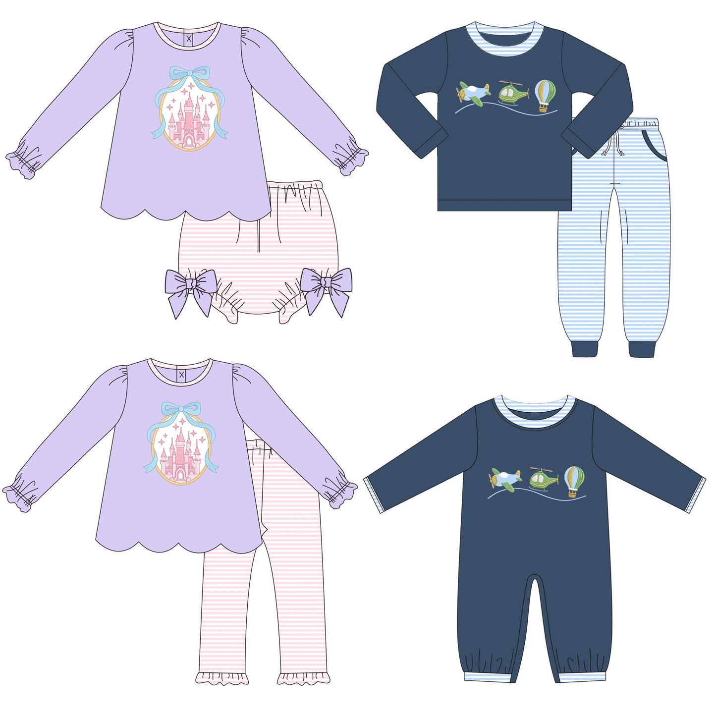 Castle / In The Sky Embroidered Collection - ETA mid December