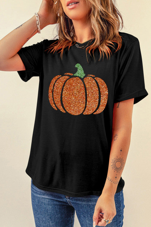 Glitter Pumpkin Shirt