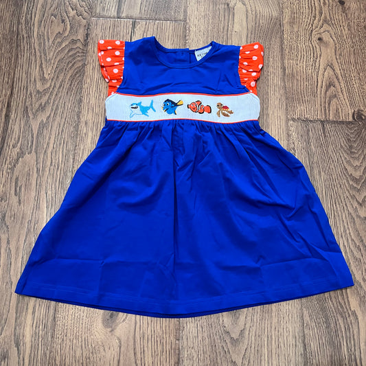 Nemo and Friends Smocked Dress PO43