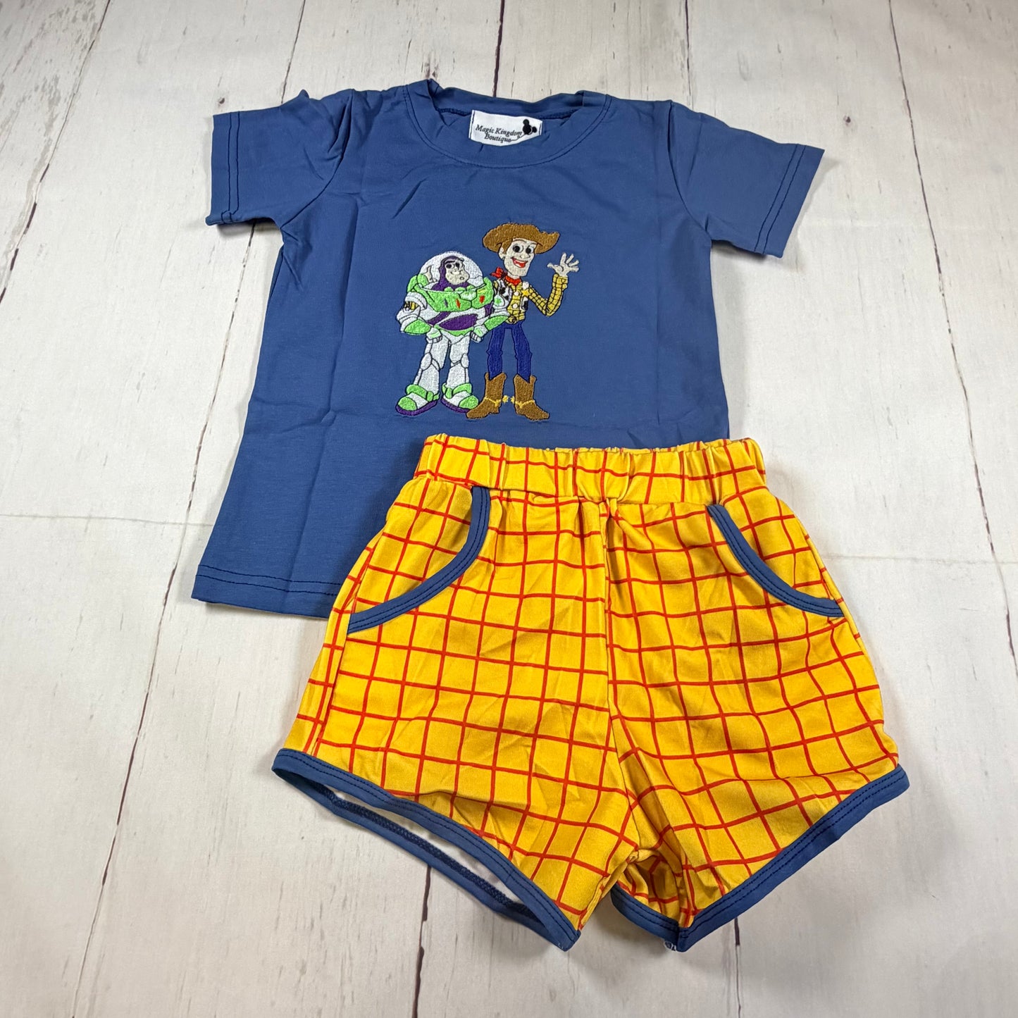 Buzz/Woody Embroidered Boy Set