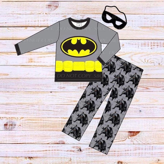 Superhero Loungewear Set - Black Bat