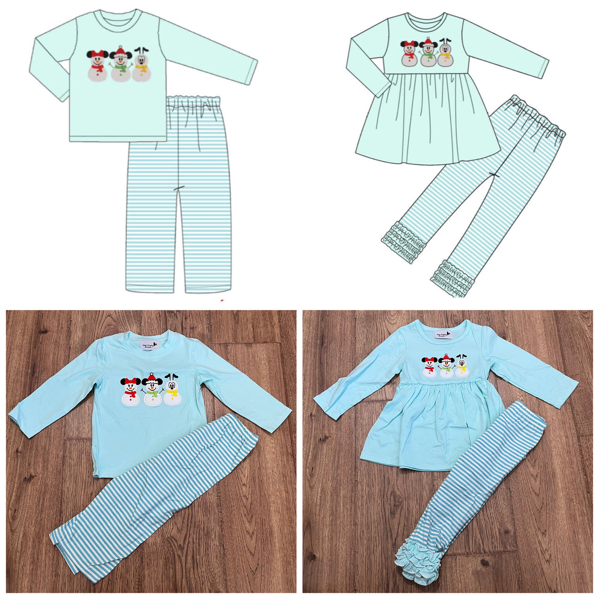 Snow Characters Appliqué Sets - ETA late November