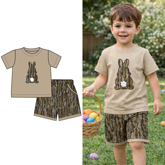 Camo Bunny Appliqué Set  - ETA mid March