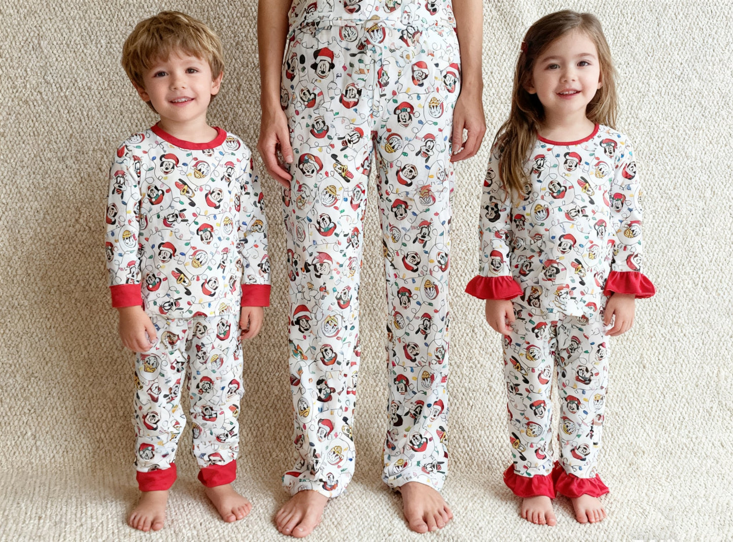 Christmas Characters Adult Pajamas Bottoms
