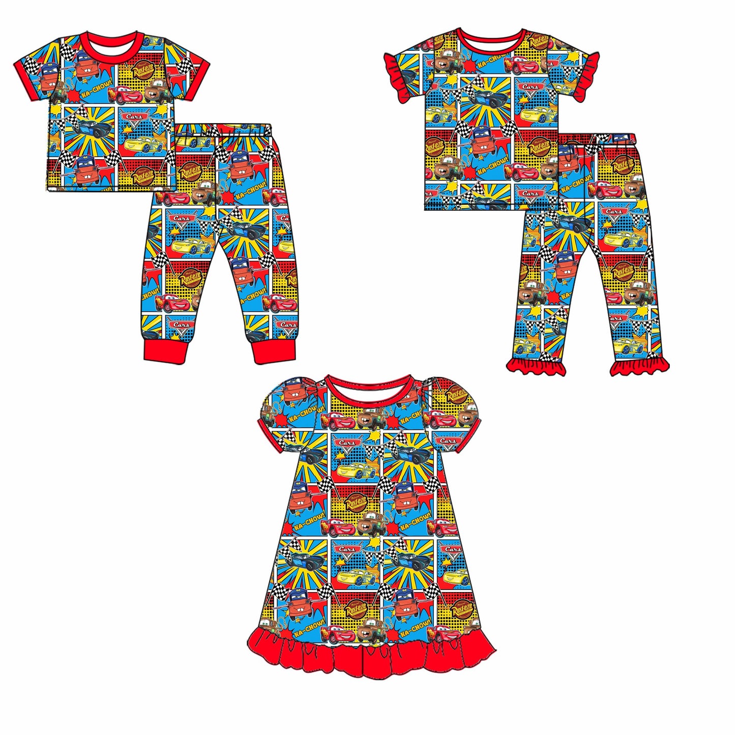 Cars Comic Pajamas - ETA early May