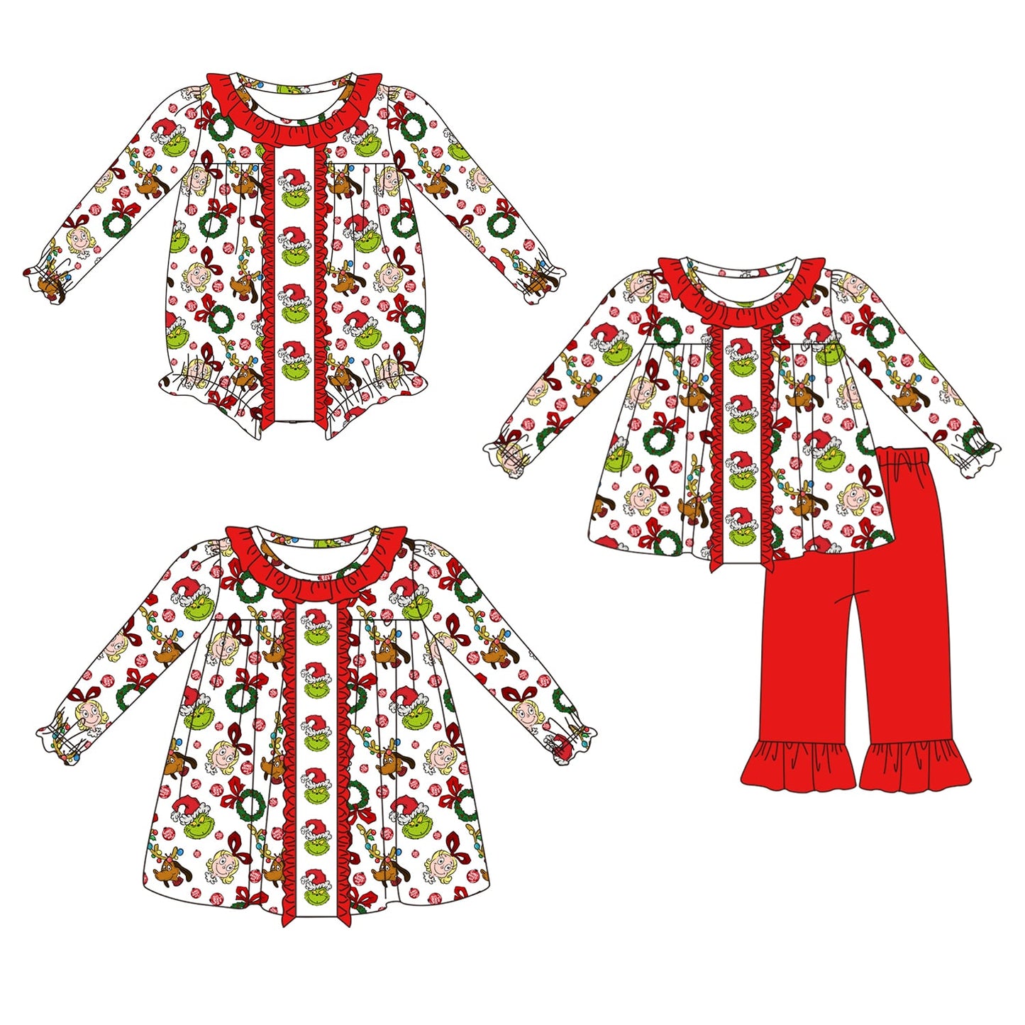 Grinchy Embroidered Collection - ETA early October
