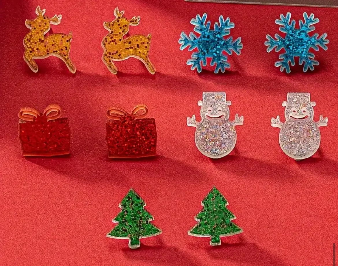 Christmas Earrings (5 pairs)