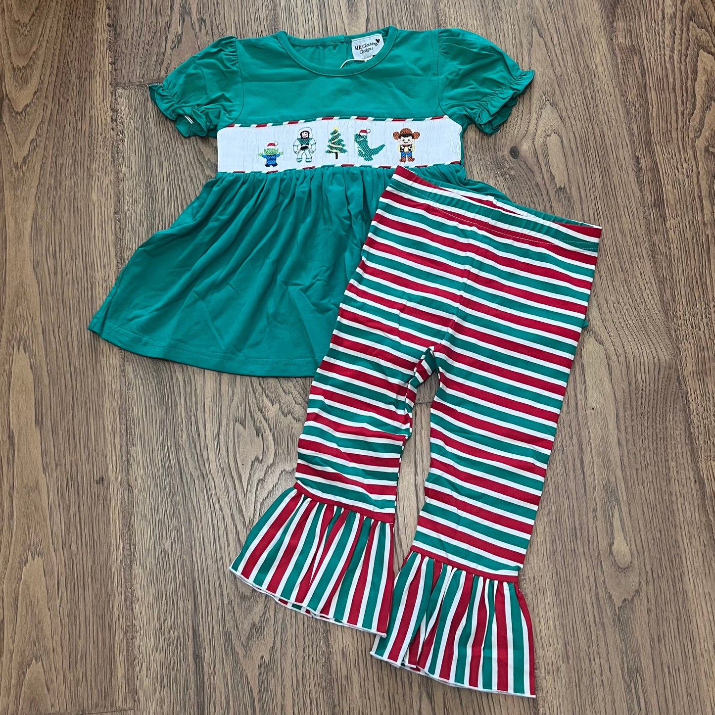 Toy Story Christmas Smocked Legging Set PO55