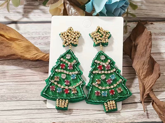 Christmas Tree Earrings