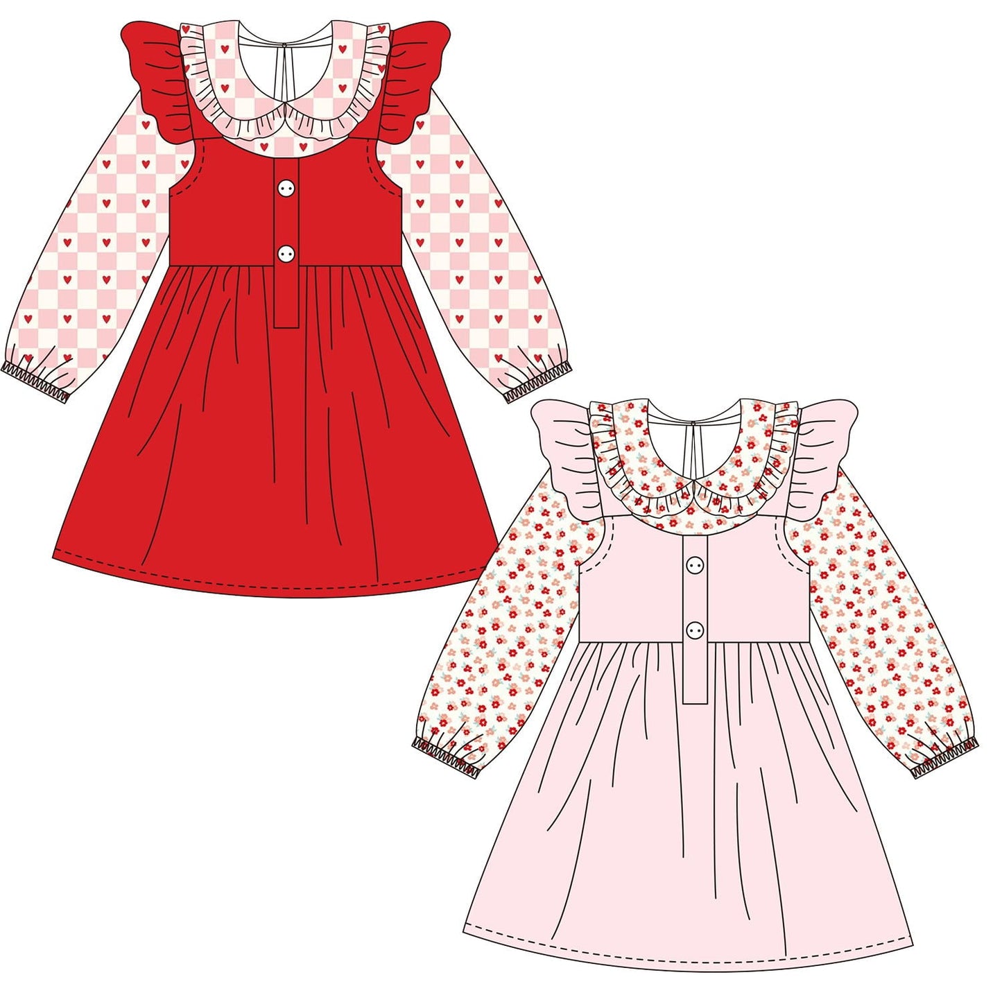 Valentine Collared Dresses - ETA mid December
