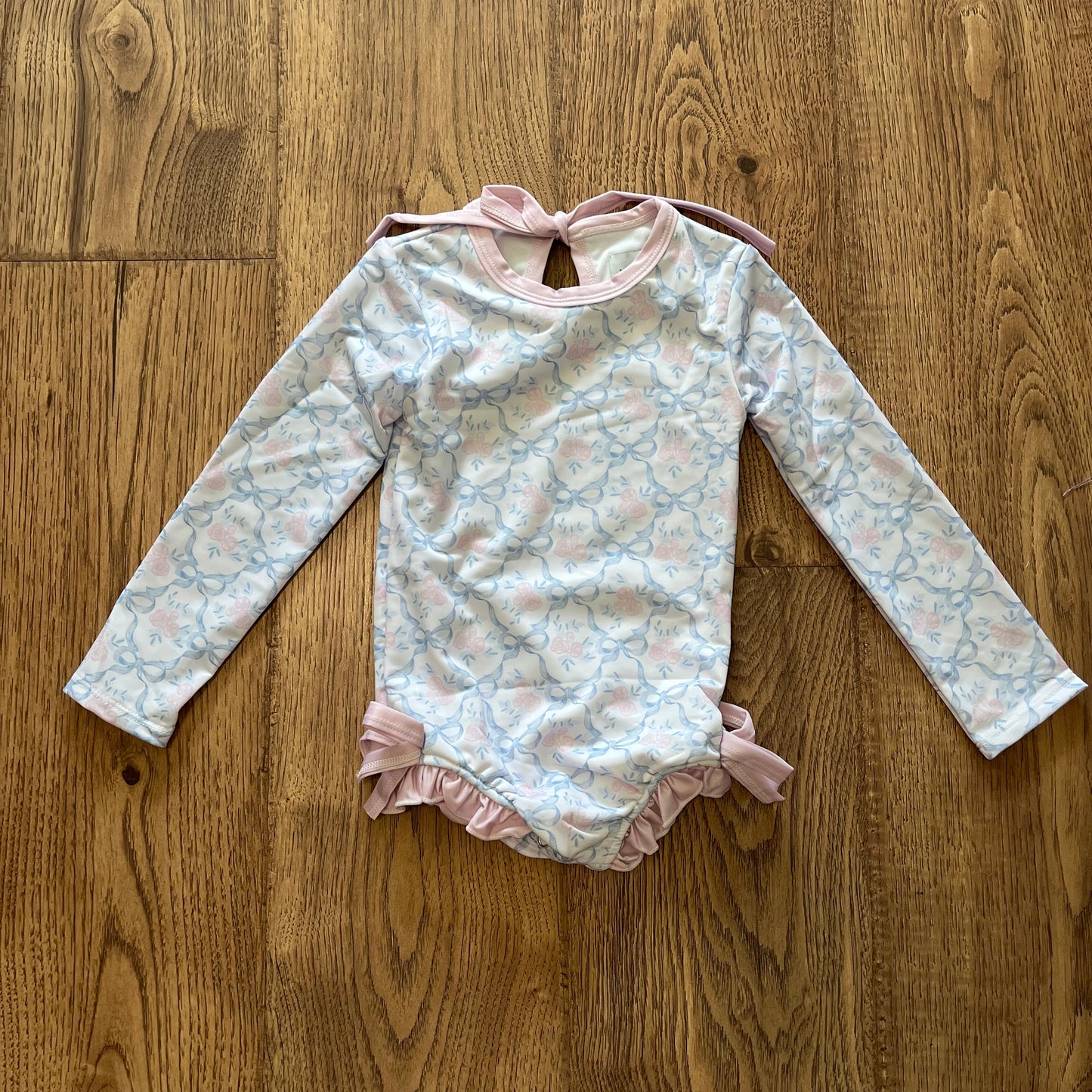 Bouquet Rash Guard One Piece Swim