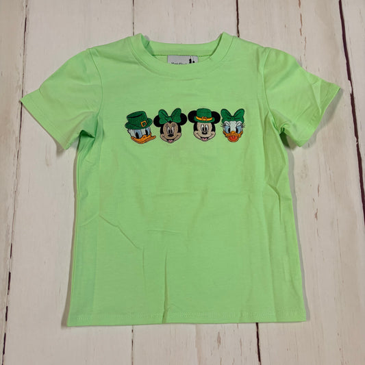 Lucky Characters Embroidered Boy Shirt