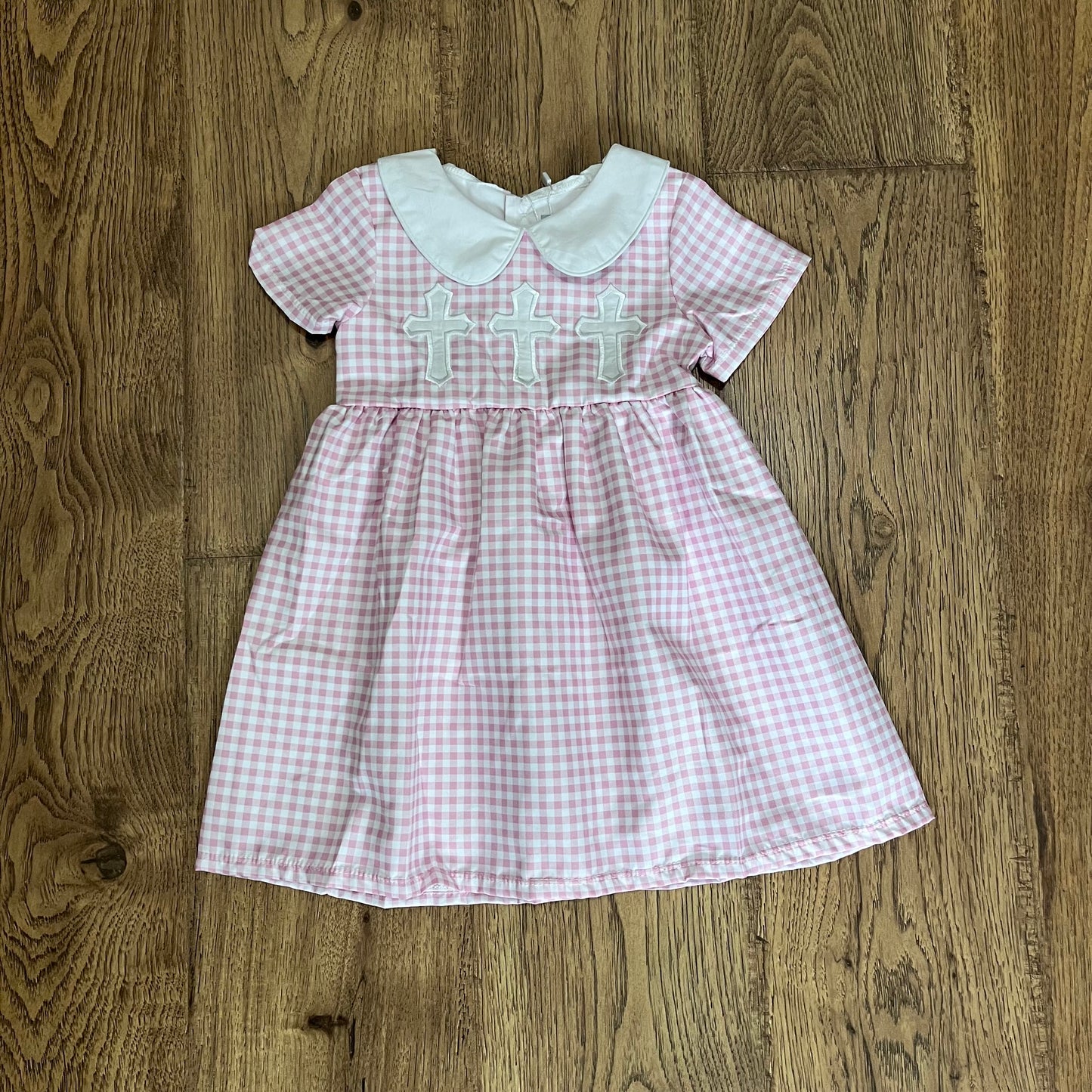 Cross Trio Appliqué Dress