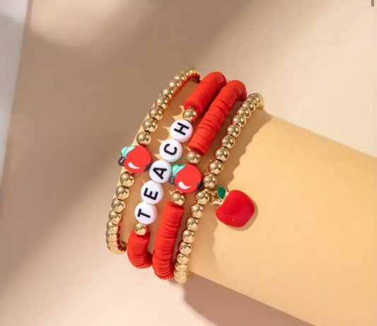 Teach 4pc Bracelets