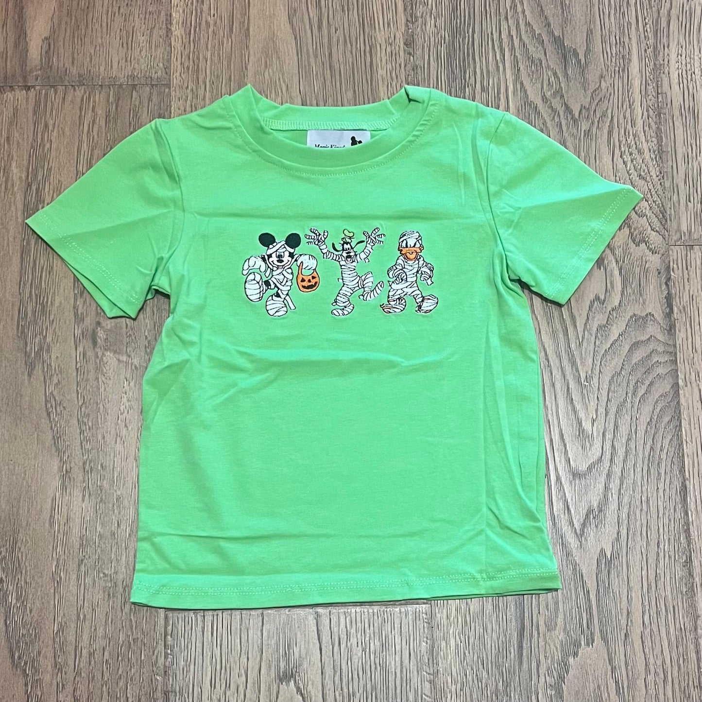 Mummy Characters Appliqué Boy Shirt