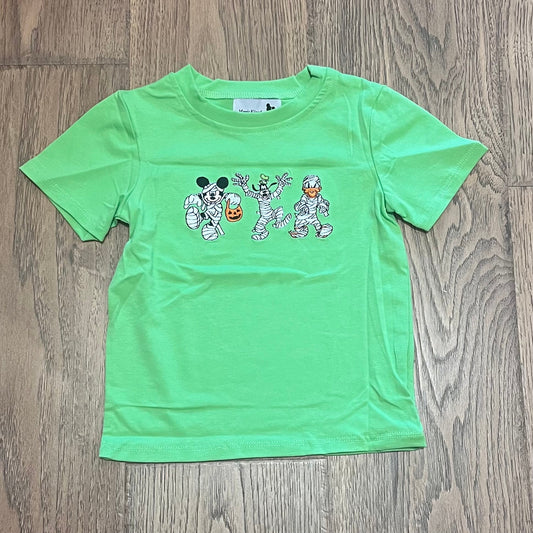 Mummy Characters Appliqué Boy Shirt