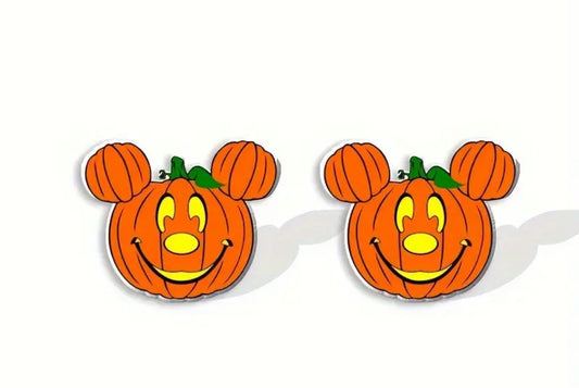 Mouse Pumpkin Earrings