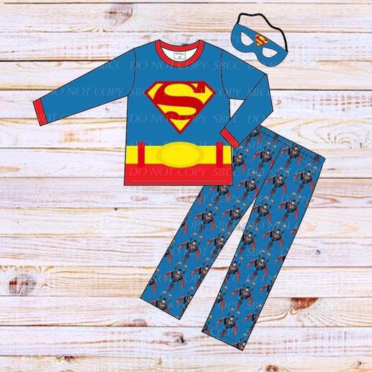 Superhero Loungewear Set - Blue & Red
