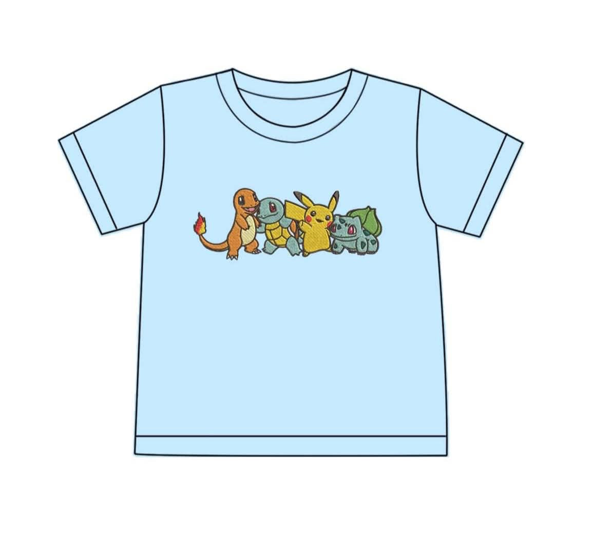 Pokemon Embroidered Shirt - ETA mid November