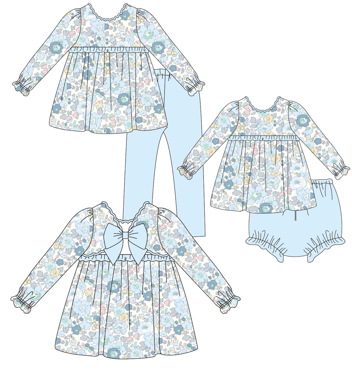Blue Floral Collection - ETA late January