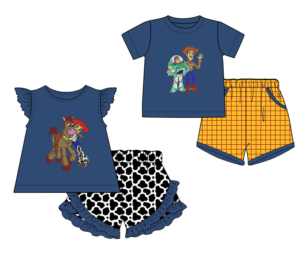 Buzz/Woody and Jessie/Bullseye Embroidered Sets - ETA late August