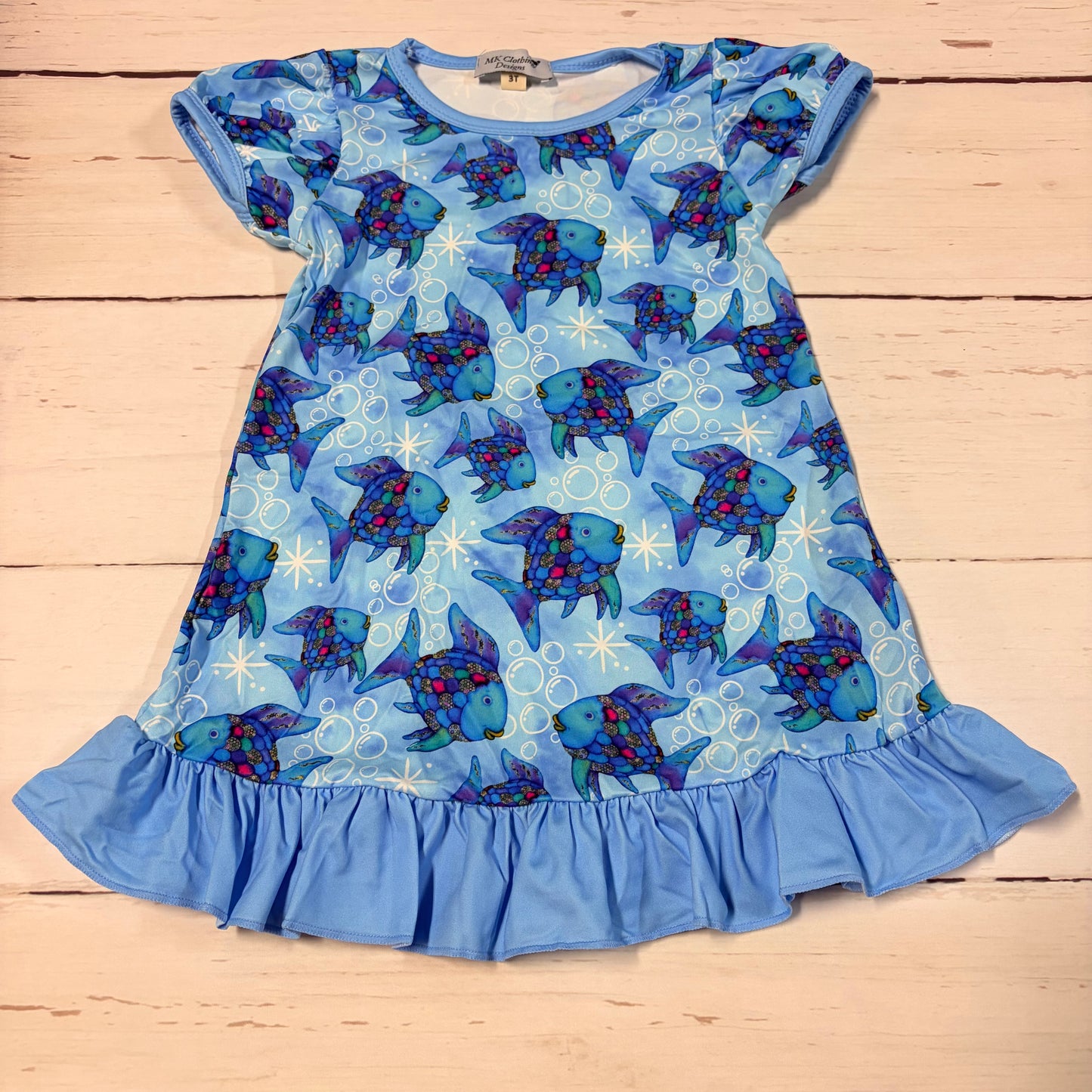 Rainbow Fish Gown