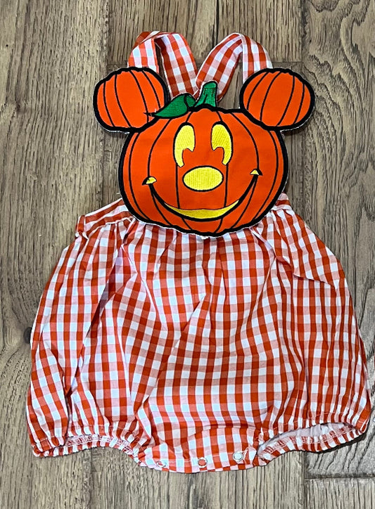 Pumpkin Mouse Appliqué Bubble