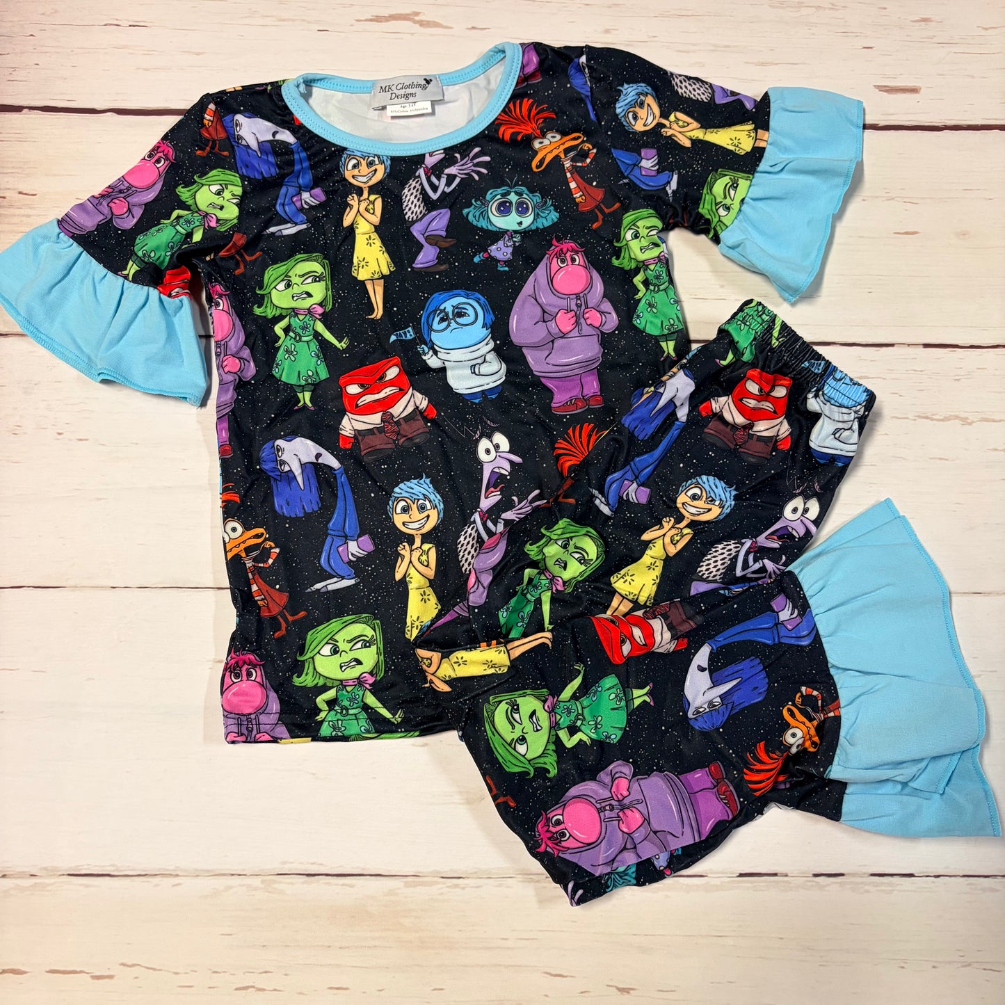 Inside Out Pajamas Girl Set