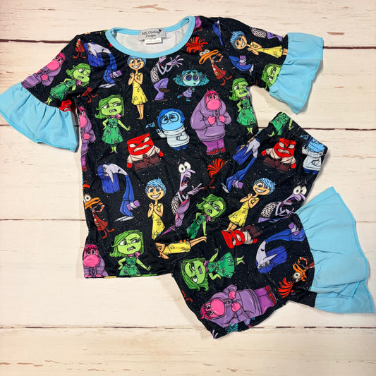 Inside Out Pajamas Girl Set