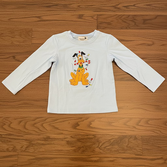 Christmas Pluto Appliqué Shirt