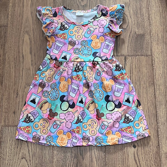 Colorful Snacks Dress