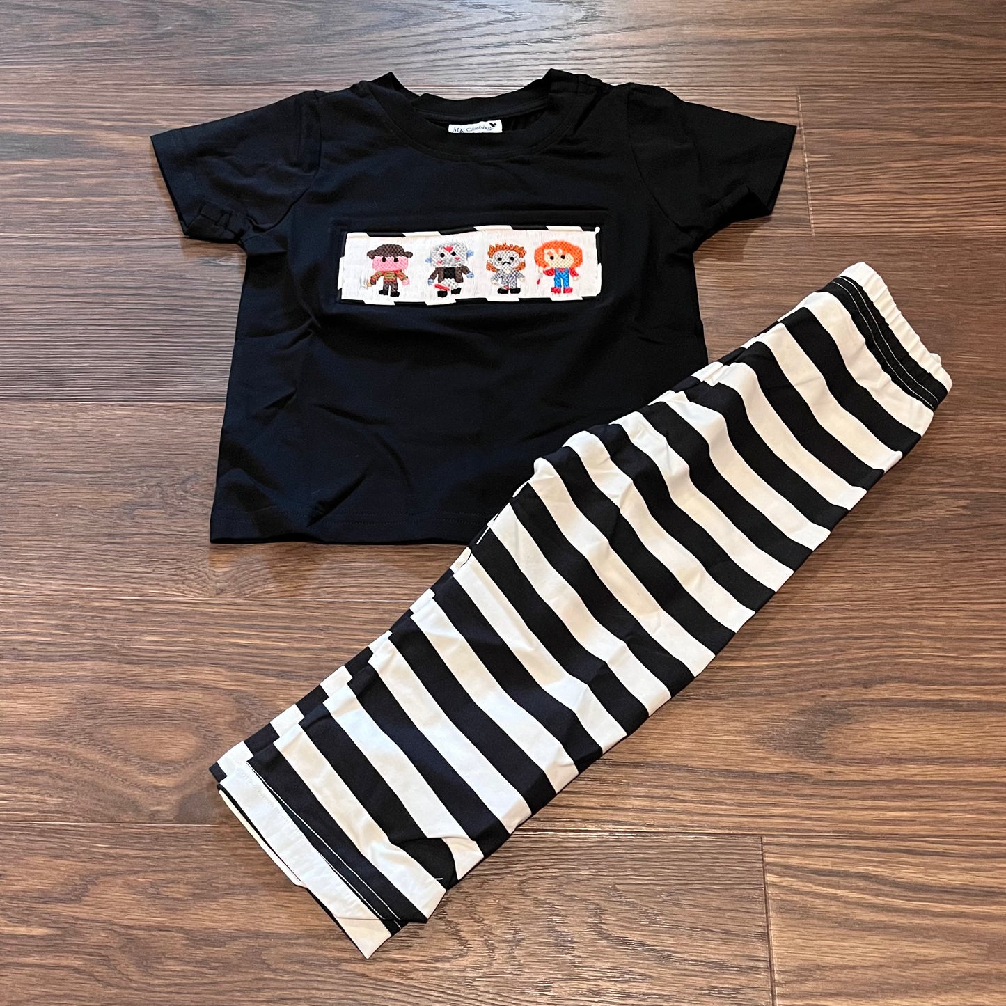 Horror Dudes Smocked Boy Set PO54