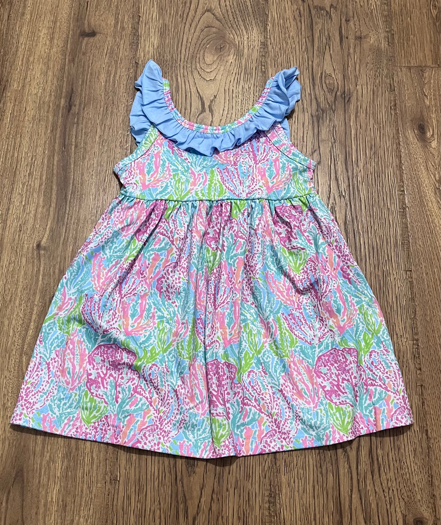 Tropical Lilly Bow Back Dress