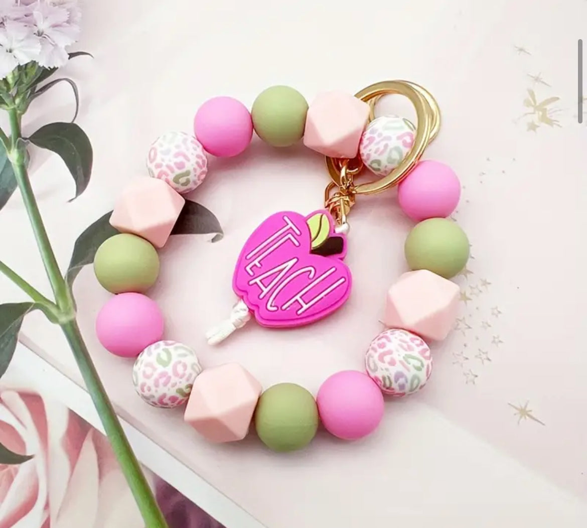 TEACH keychain (pastel)