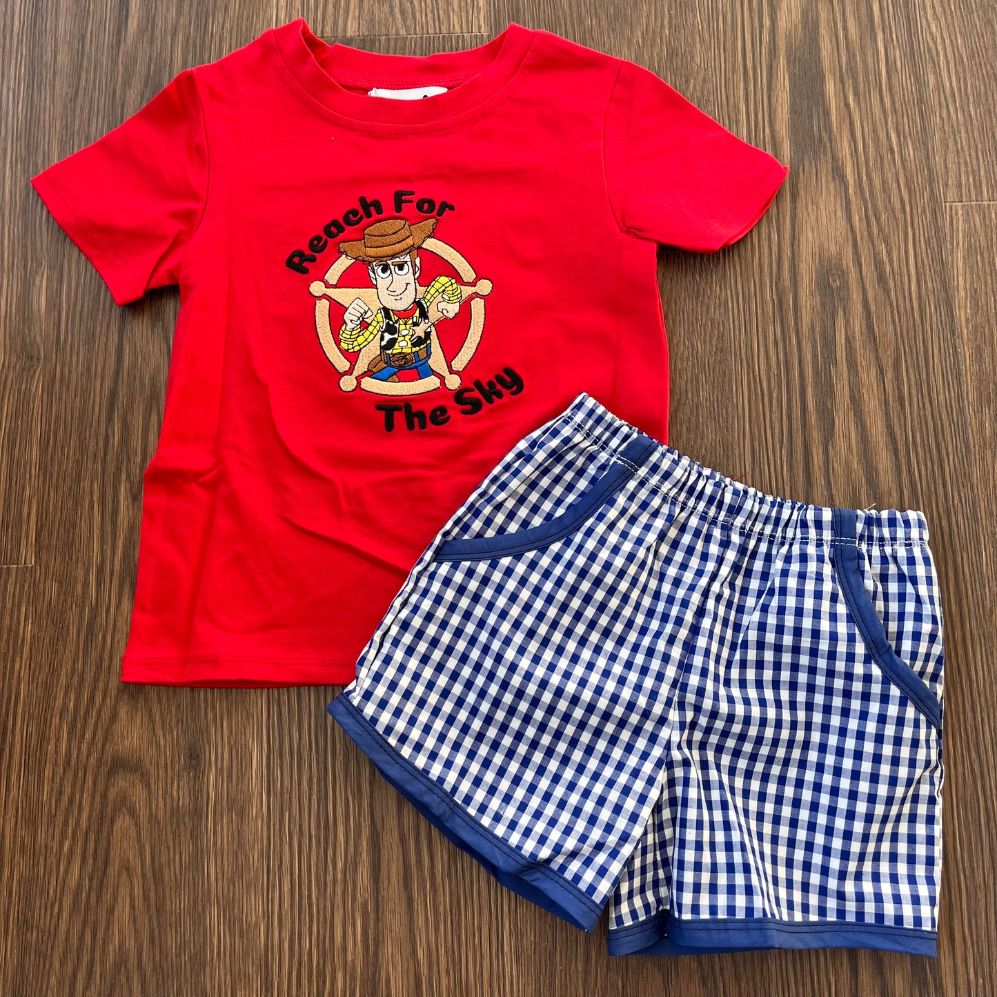 Woody Appliqué Boy Set