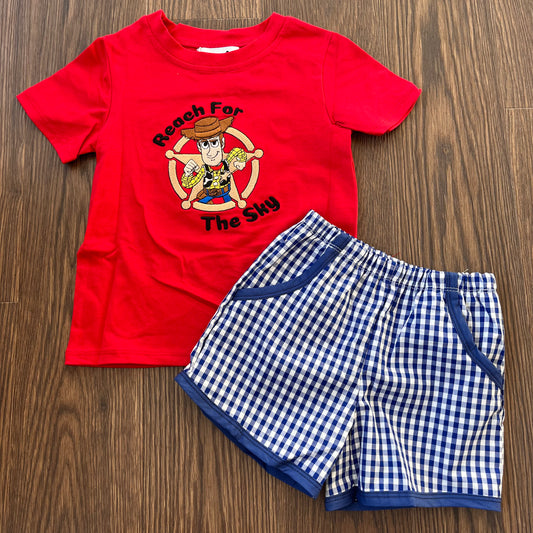 Woody Appliqué Boy Set