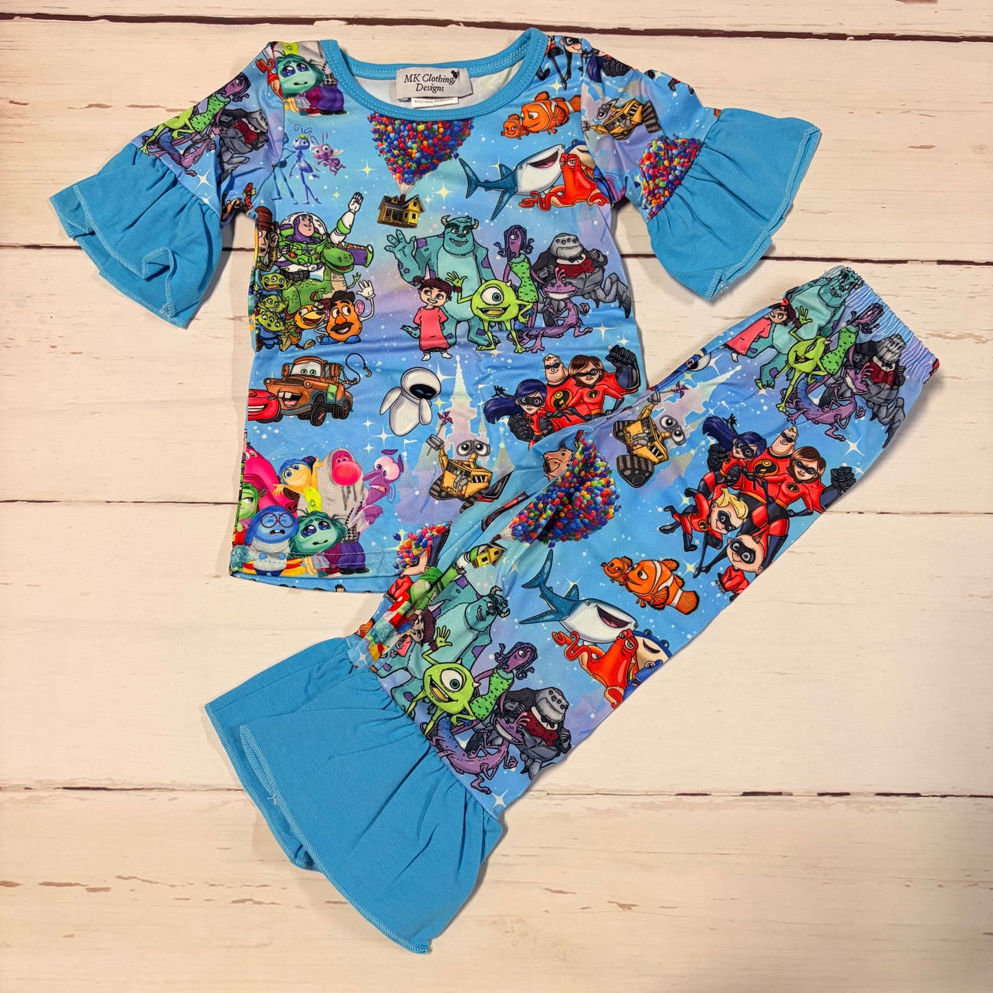 Character Mashup Girl Pajamas Set