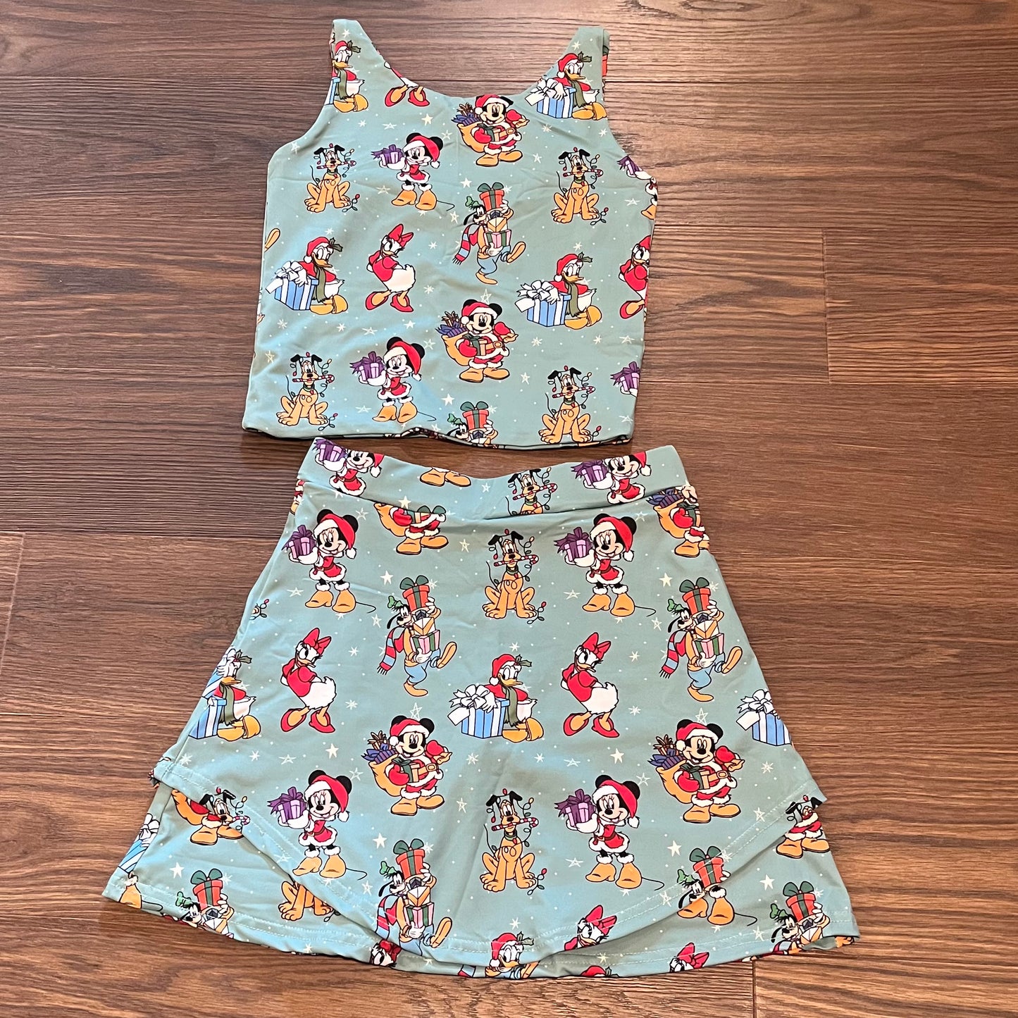 Christmas Characters Athletic Skort Sets