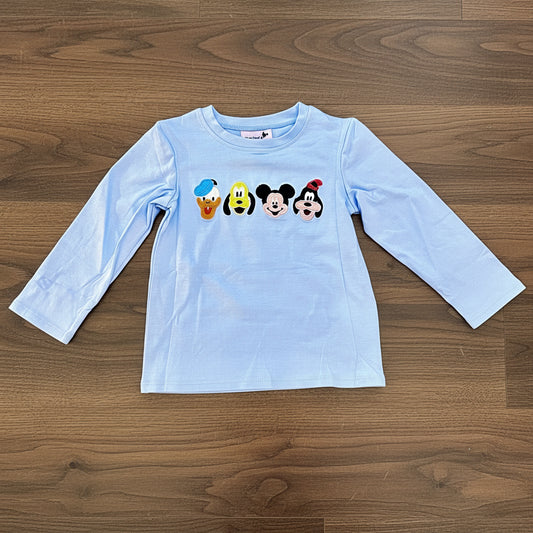 Character Appliqué Boy Shirt