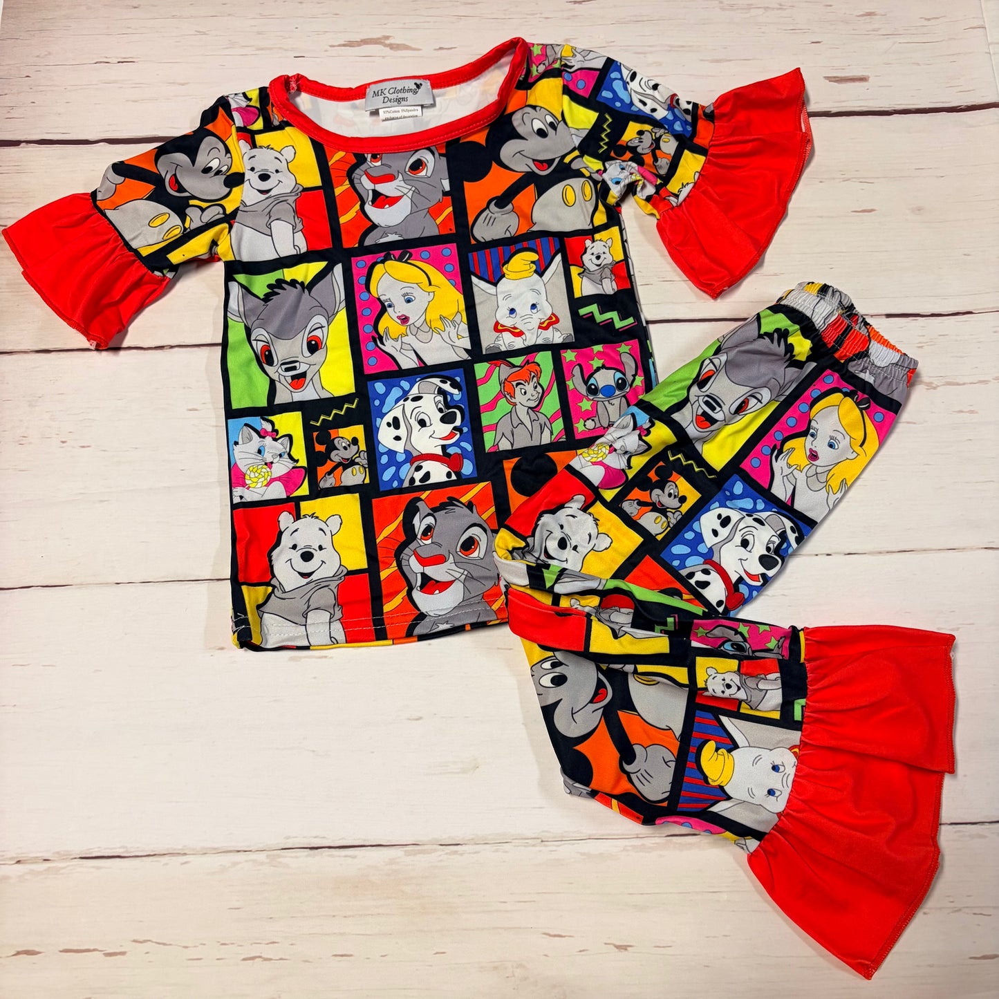 Black & White Character Pajamas