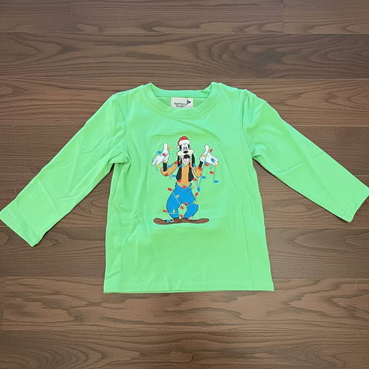 Christmas Goofy Appliqué Shirt