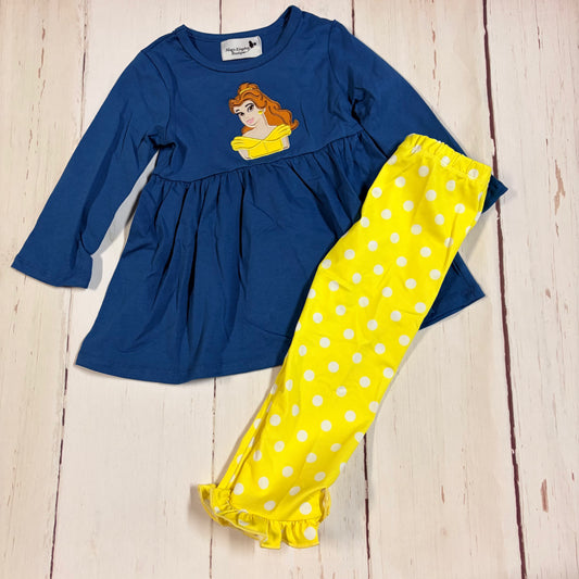 Belle Appliqué Legging Set