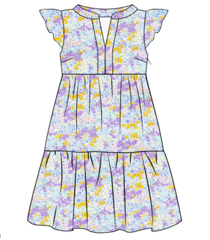 Floral Adult Dress PO47