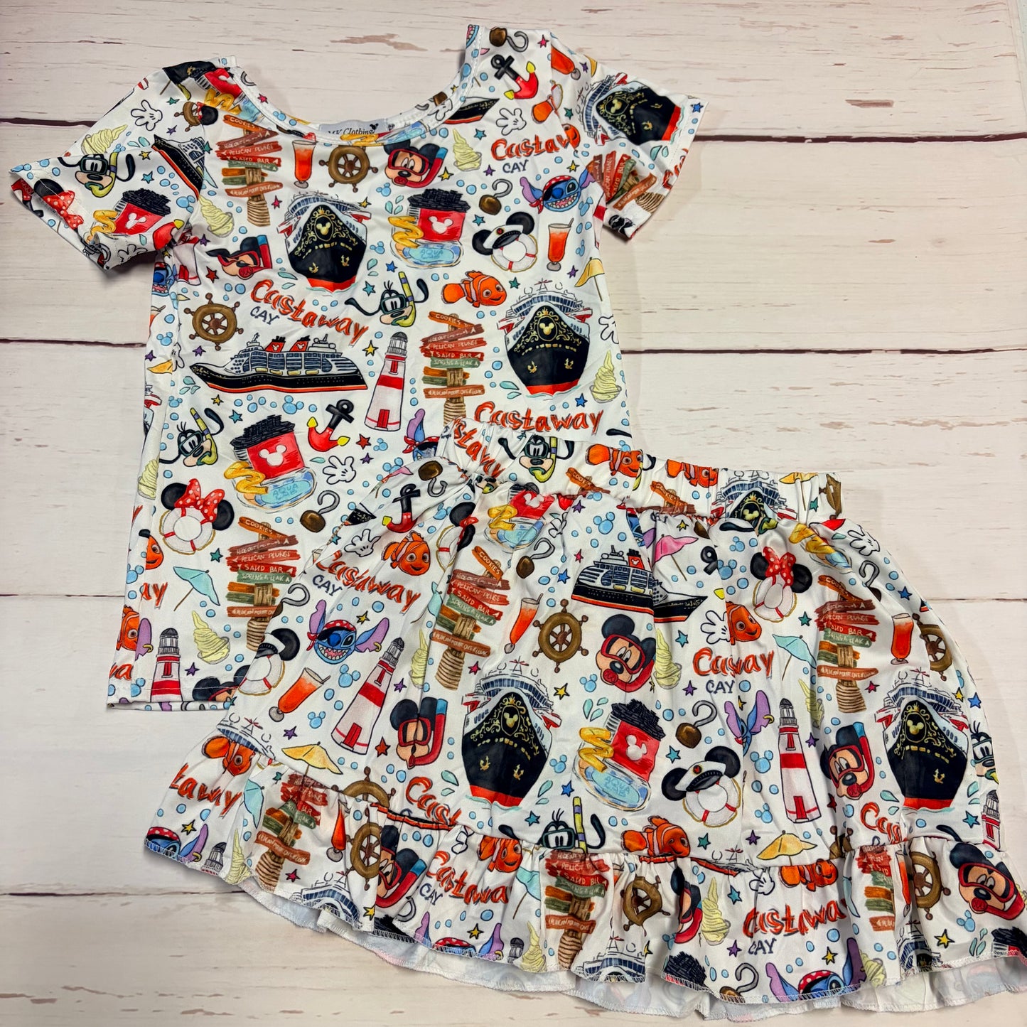 Magical Cruise Skort Set