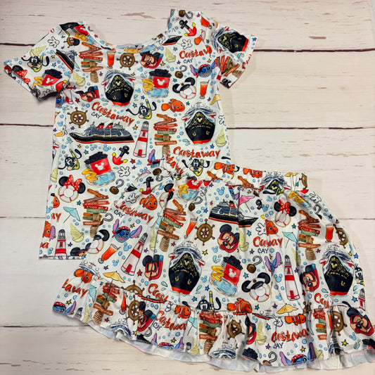 Magical Cruise Skort Set
