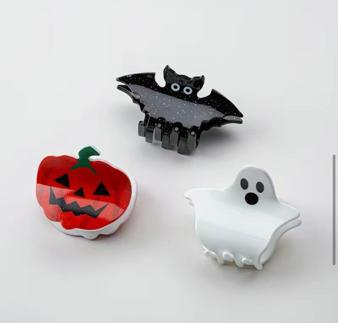 Halloween Hair Clip Trio WS