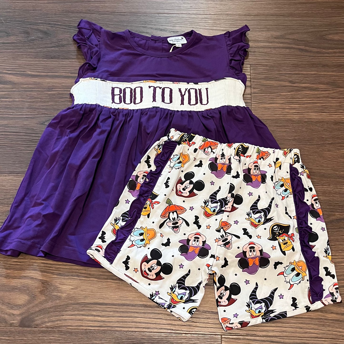 Boo To You Smocked Girl Set PO54