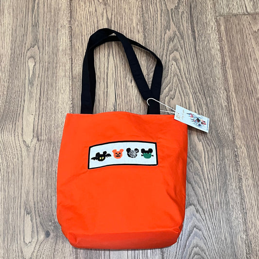 Mouse Halloween Orange Smocked Halloween Goodie Bag